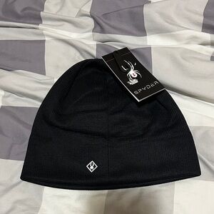 Spyder Midnight Black Knit Hat